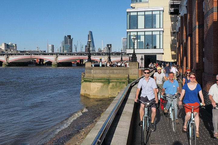 Cycling by Thames